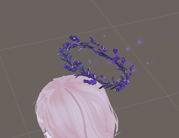 Lavender Halo 【VRChat想定】