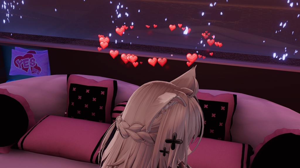 PixelHeart Halo 【VRChat想定】 【回転機能付き】