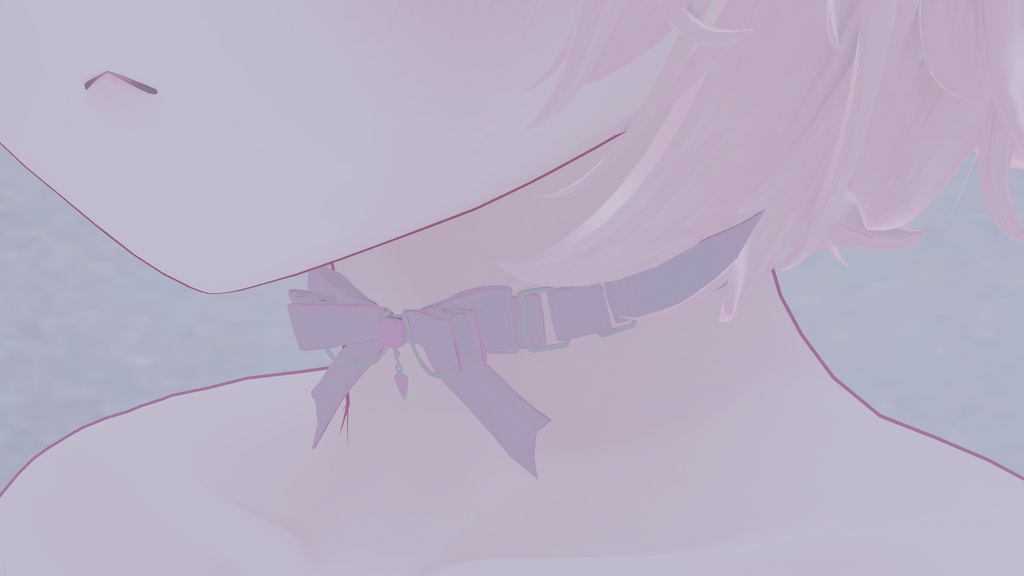 【11アバター対応】Fairy Drop Choker 【VRC想定】