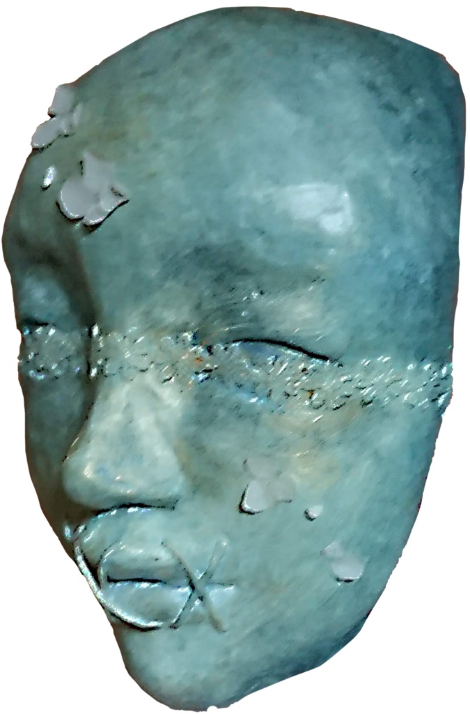 立体作品「見えない仮面」