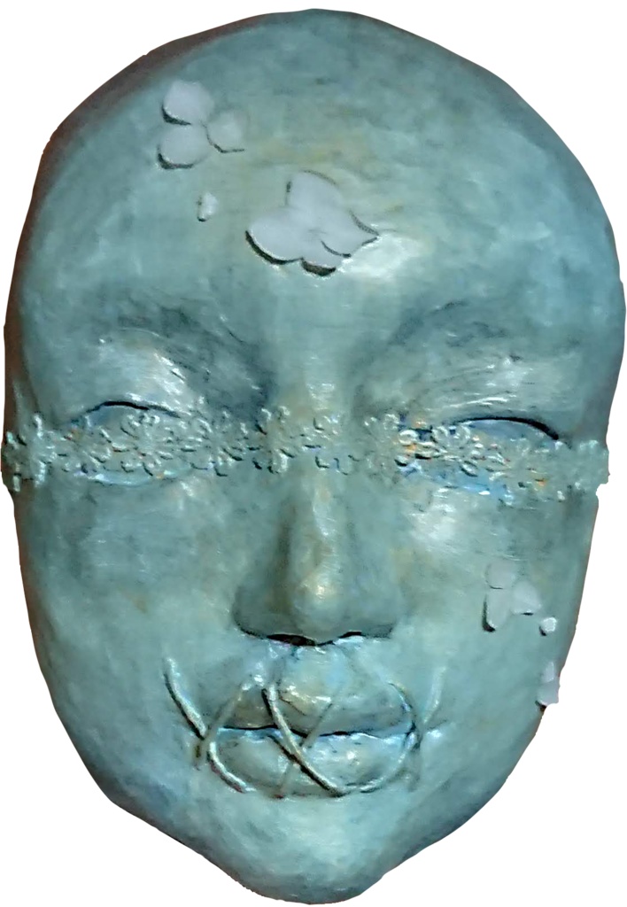 立体作品「見えない仮面」