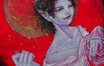 立体作品「血の棺」