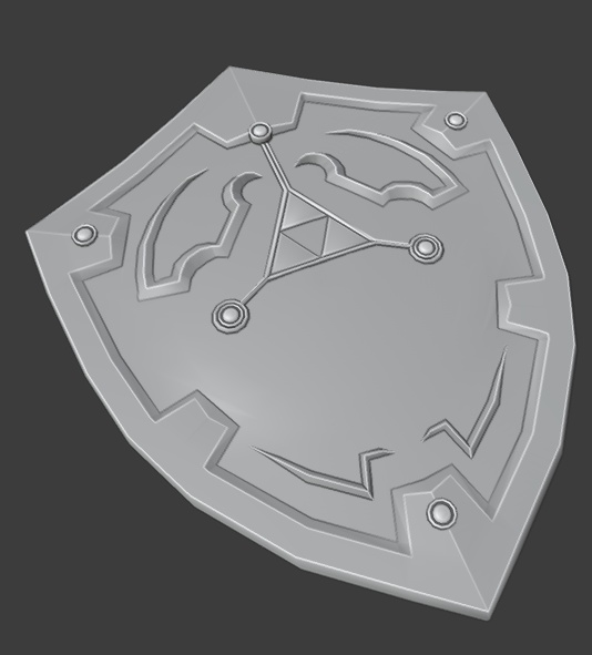 Hylian Shield - Link's Shield From Zelda / ゼルダの伝説からのリンクのハイリアンシールド
