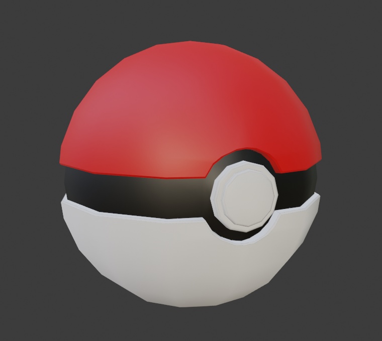 Poke Ball - 3D Avatar Attachment