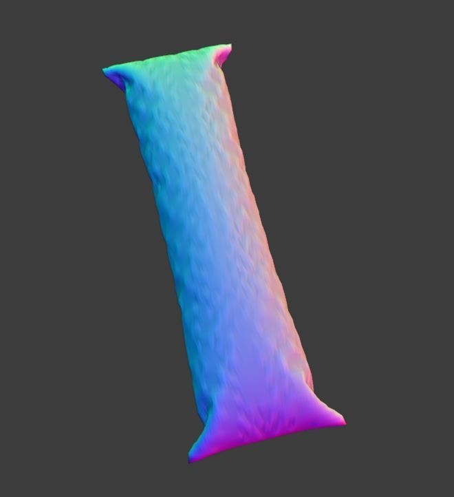 Body Pillow - だき村 3D Model