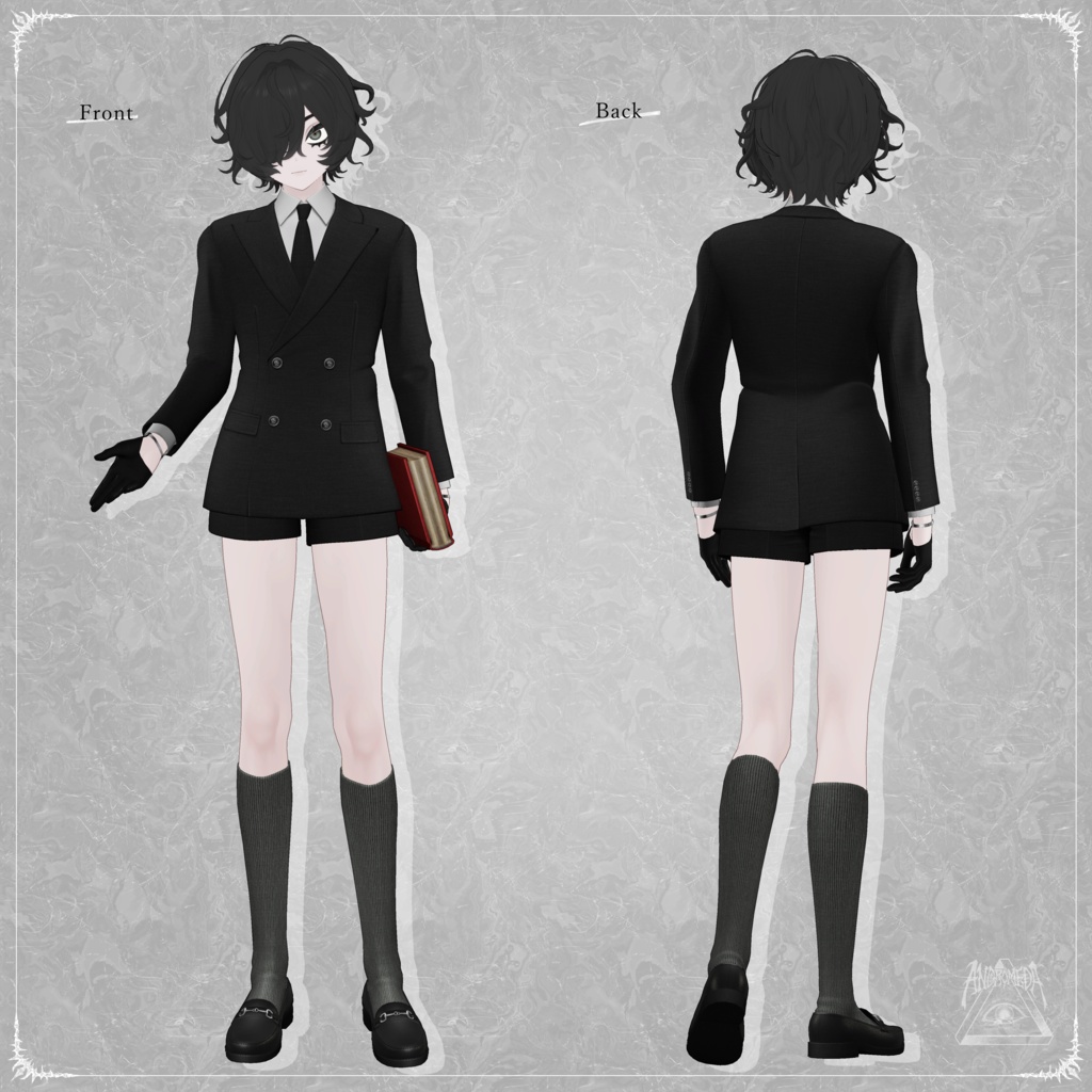 ダミアン -Damien- 【オリジナル3Dモデル】