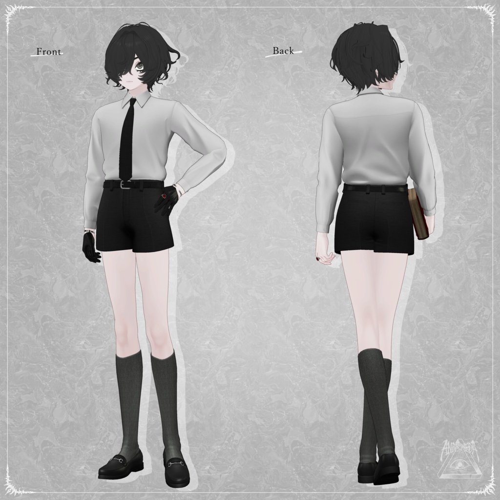 ダミアン -Damien- 【オリジナル3Dモデル】