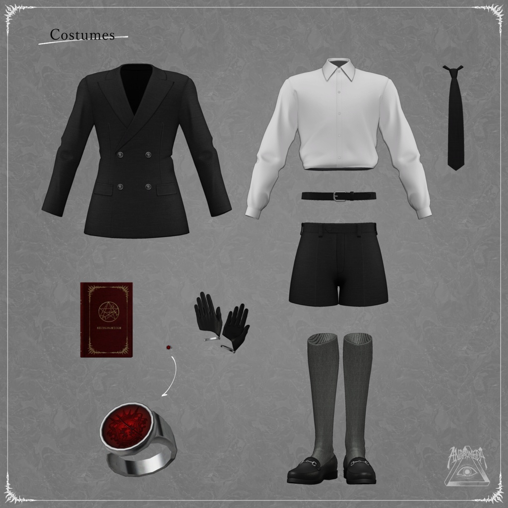 ダミアン -Damien- 【オリジナル3Dモデル】