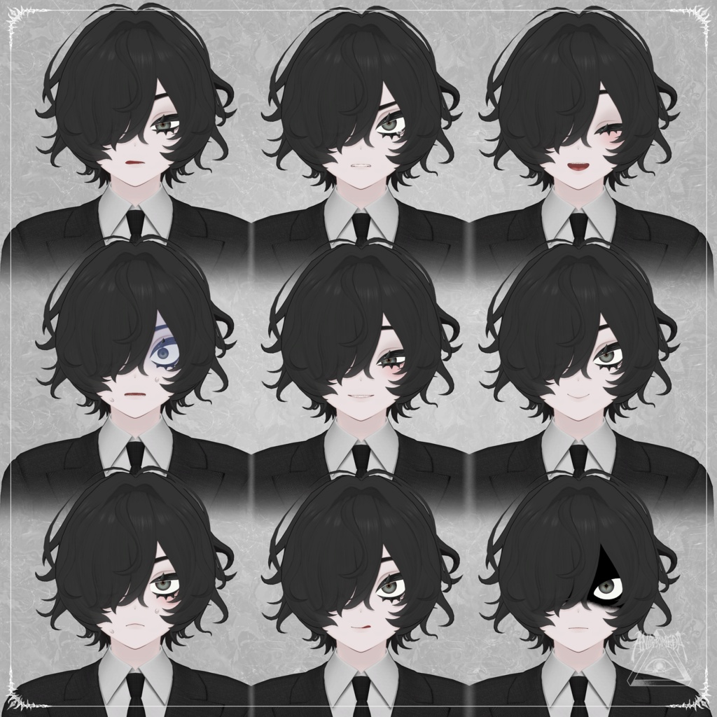 ダミアン -Damien- 【オリジナル3Dモデル】