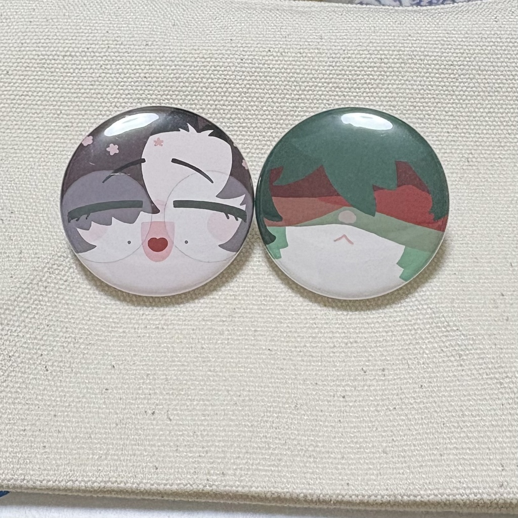 なかよし缶バッジ 〜篁・小町〜