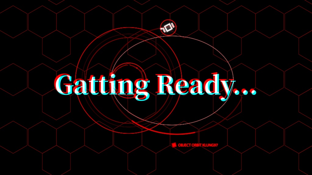 【配信者向け】動く待機画面 - ハイテク・オービット【SF/近未来/3色セット】