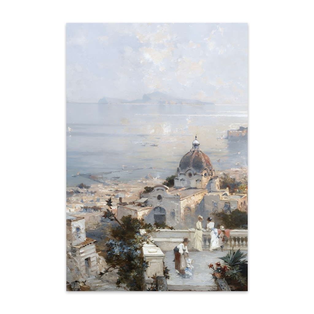 フランツ・リヒャルト・ウンターベルガー油彩画風