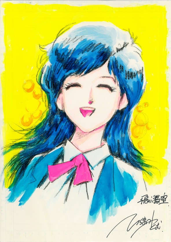水彩画　「飛ぶ教室　北川先生」　H092