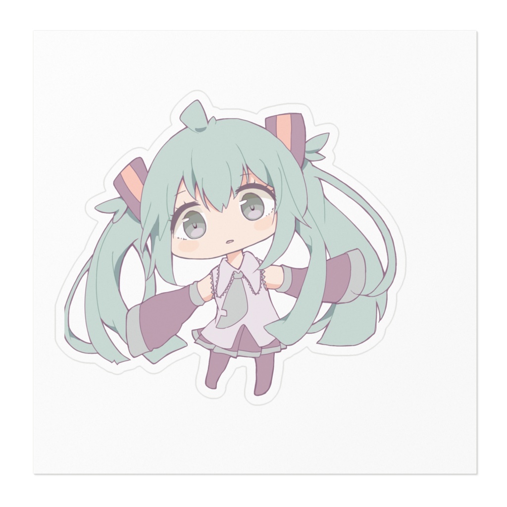 初音ミクのステッカー