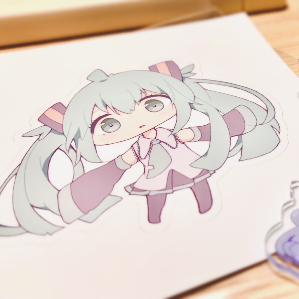 初音ミクのステッカー