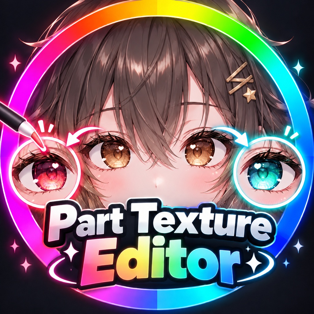 【無料】Part Texture Editor【VRChat向け】