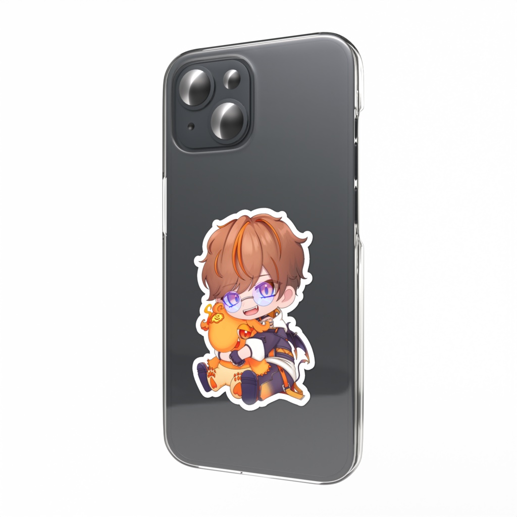 かわいくて人気者になれちゃう夢野リオ＆あじゃ。スマホステッカー
