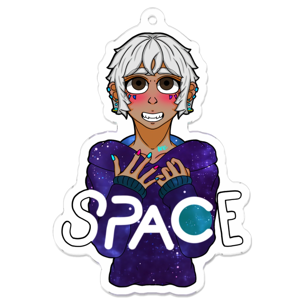 宇宙ちゃんアクキー改