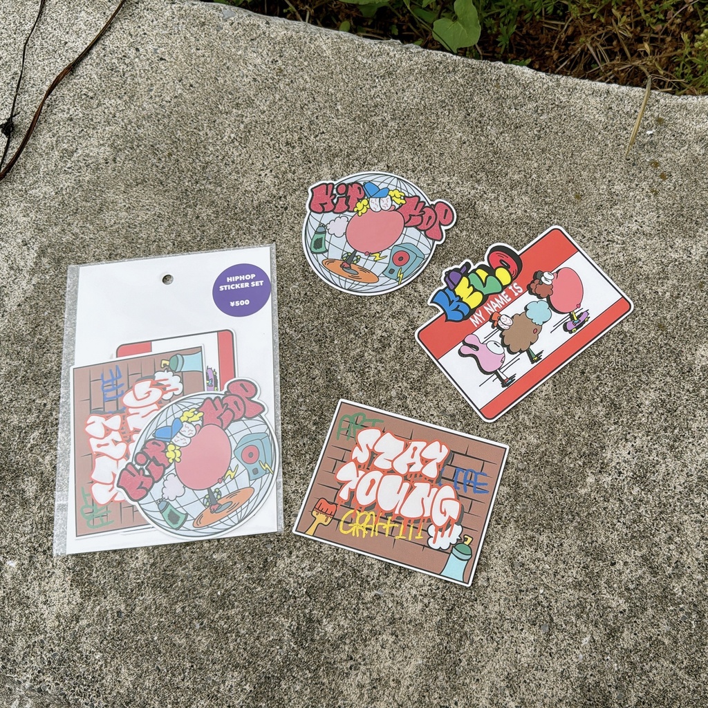 HIPHOP STICKER SET
