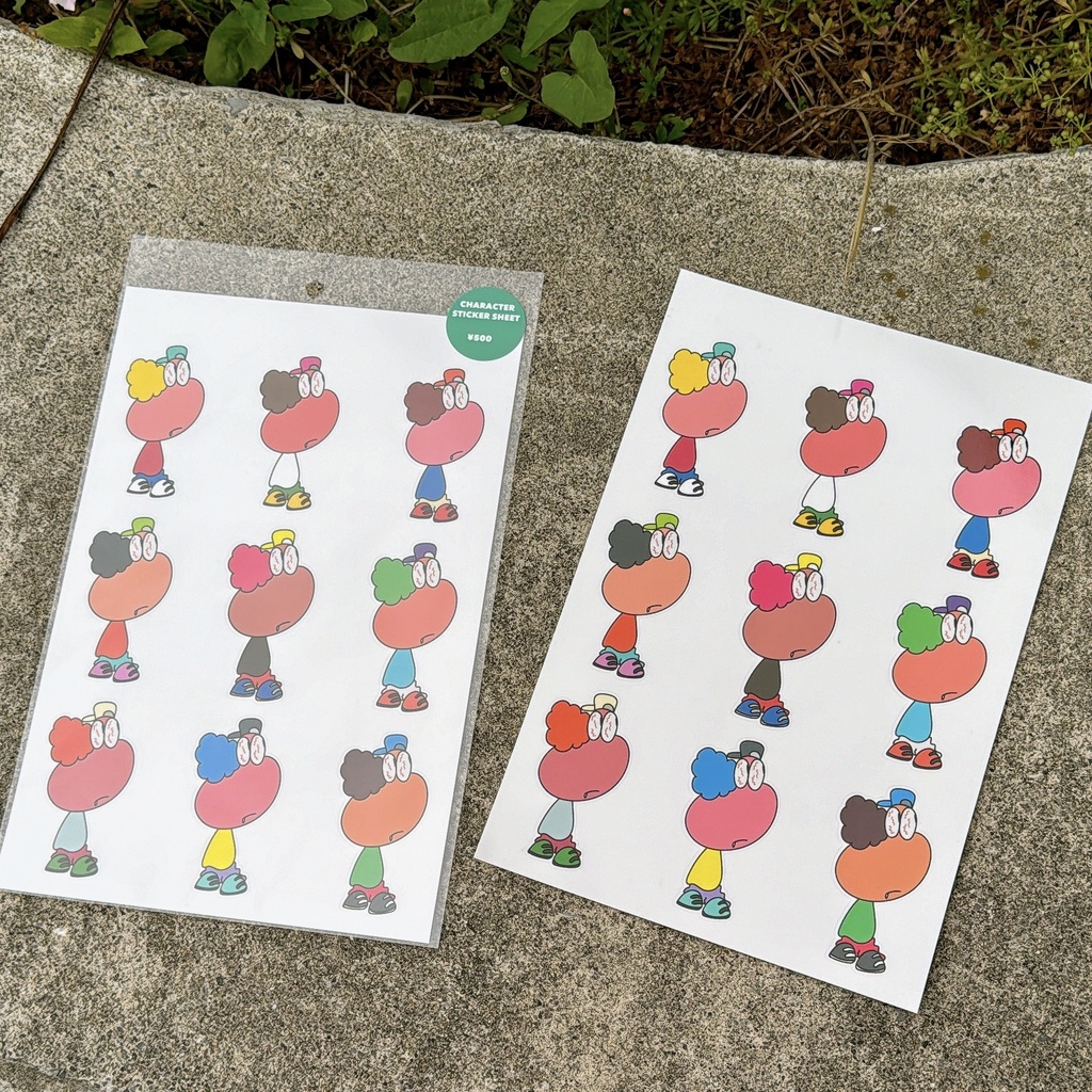 CHARACTER STICKER SHEET