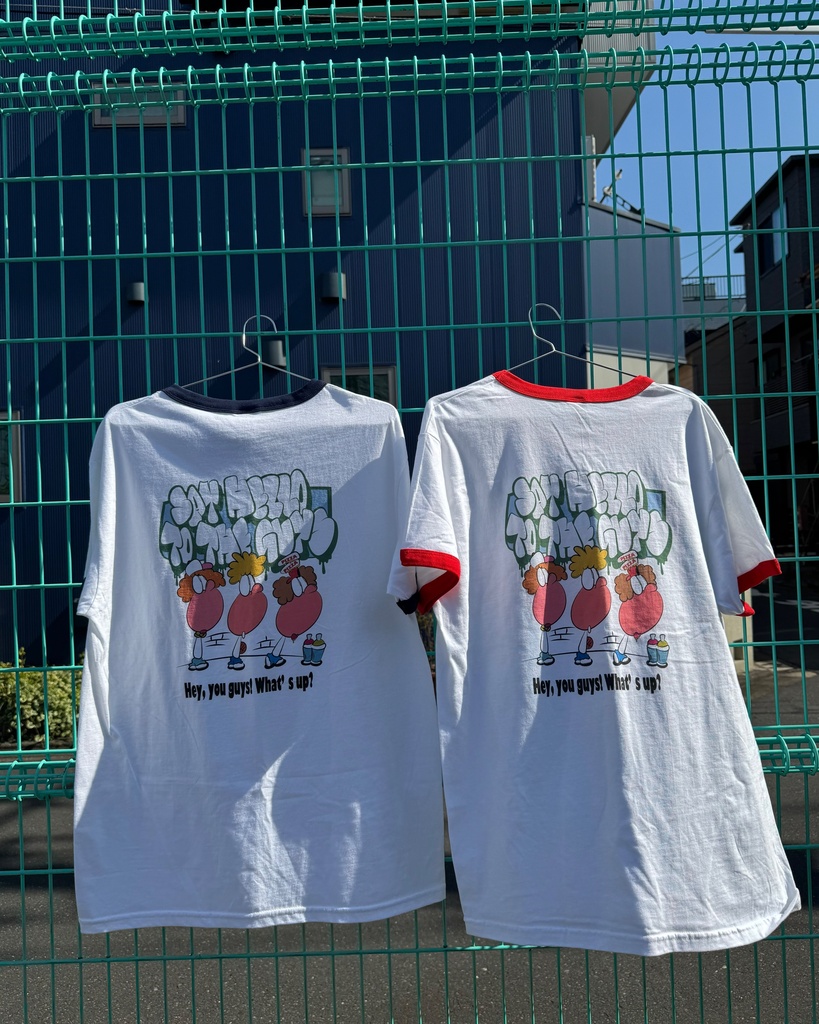 [T-shirt]Ringer Tee『SAY HELLO TO THE GUYS』