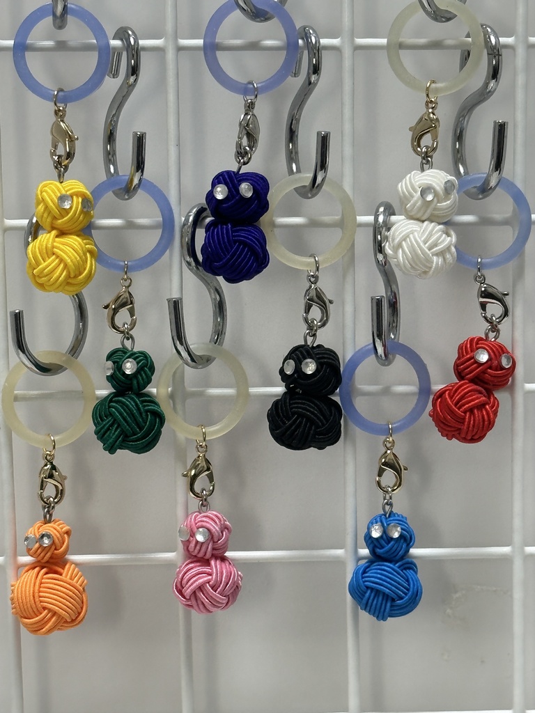 雪だるま オレンジ スノーマン 水引アンブレラマーカー