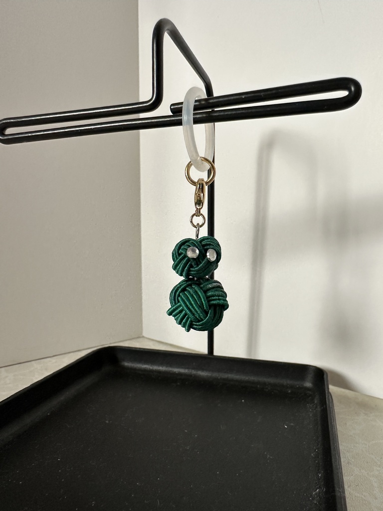 雪だるま グリーン スノーマン 水引アンブレラマーカー