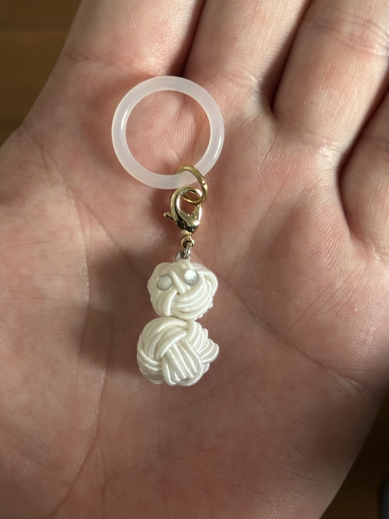 雪だるま 白 スノーマン 水引アンブレラマーカー