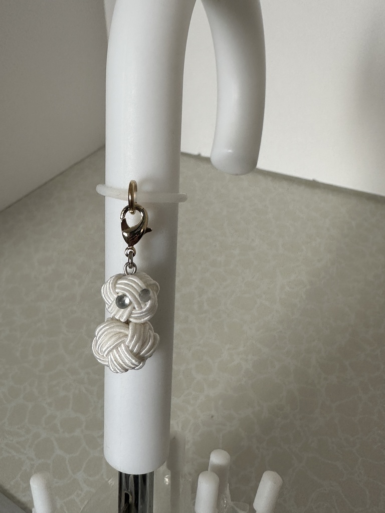 雪だるま 白 スノーマン 水引アンブレラマーカー