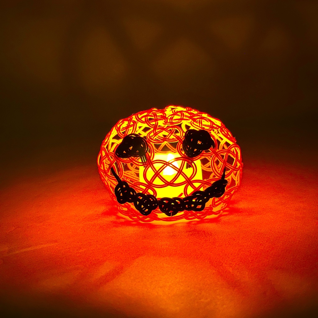 水引ジャックオーランタン・LEDキャンドルカバー 🎃 ～ハロウィンを彩る和の灯り～