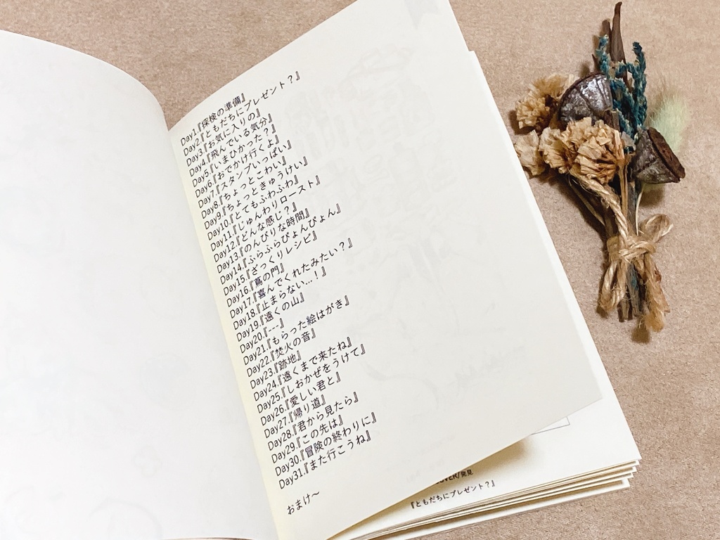 〔手作りイラスト本〕手のひらのヘーゼルナッツ