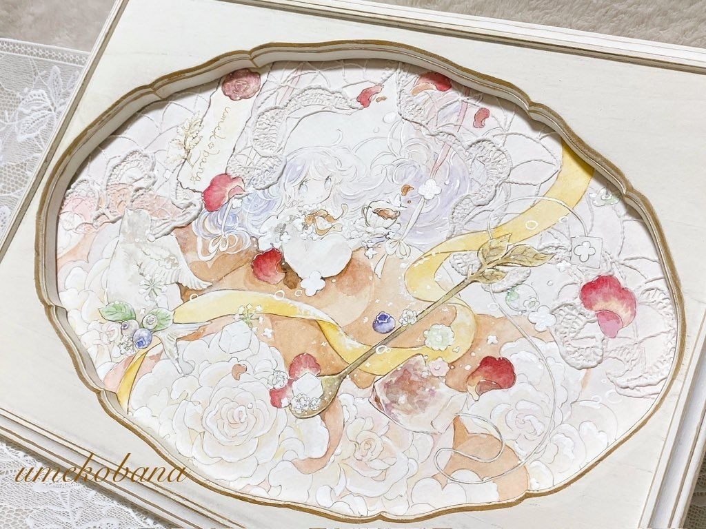｟額装原画｠『ひと匙のお砂糖』