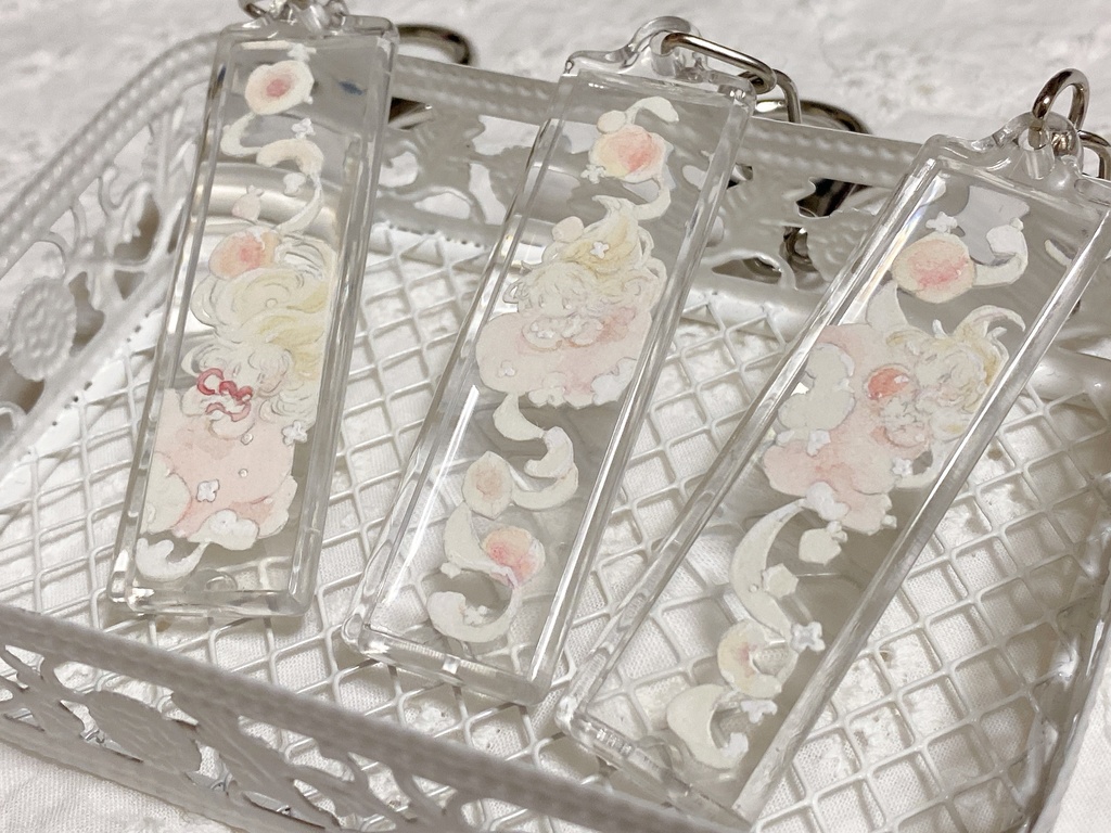 原画キーホルダー『ちまっとももも』