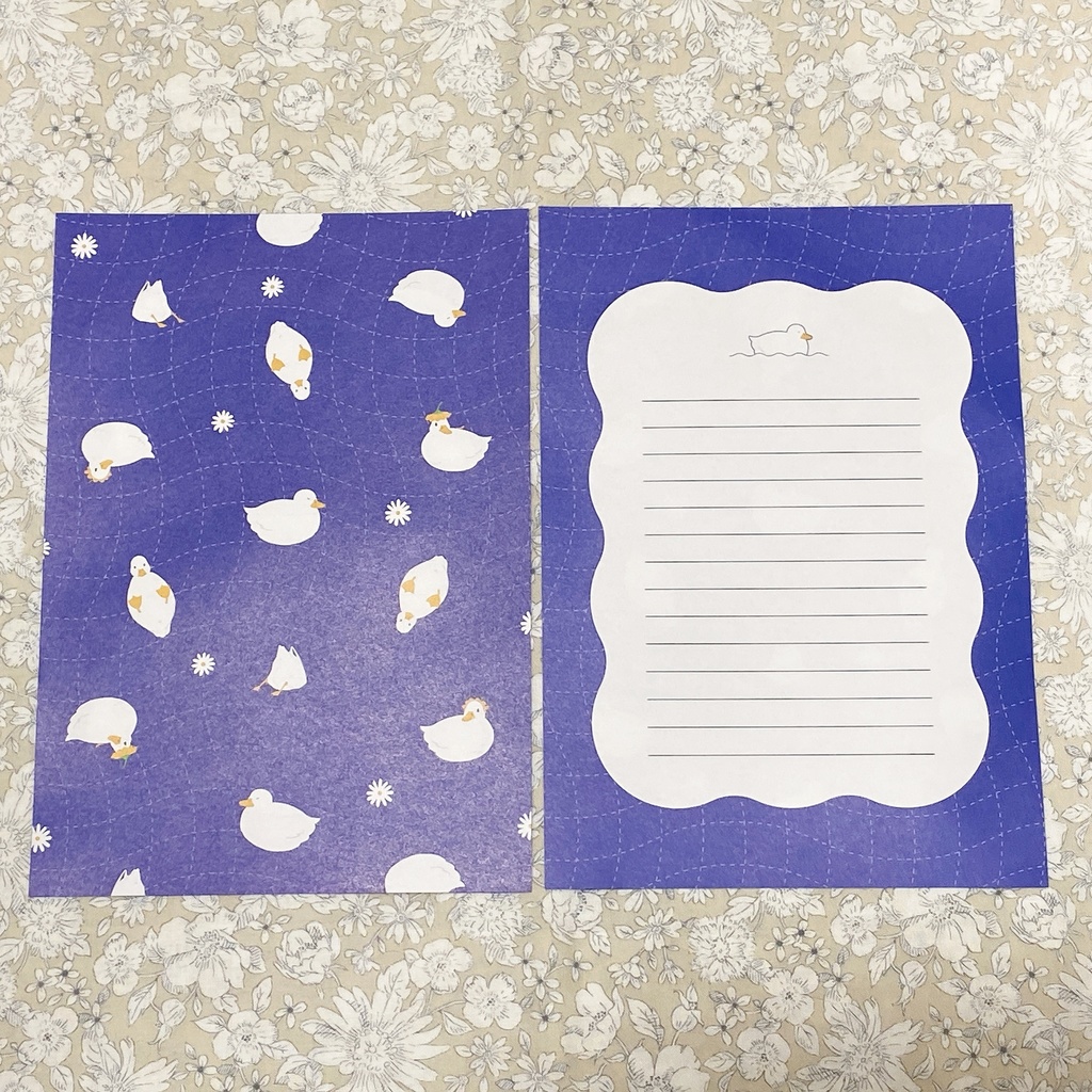 (委託)0Nやさいさんのアヒルのレターセット