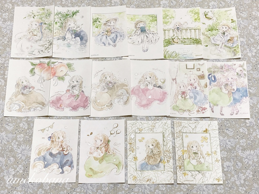 ⦅フレームレス原画⦆染まる色と君のとなり