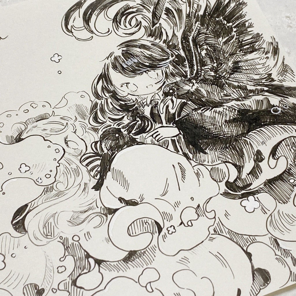 ⦅原画⦆「新刊の描き下ろし」