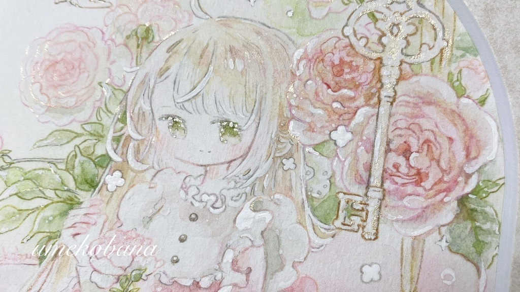 ⦅額装原画⦆『繊細な指先』