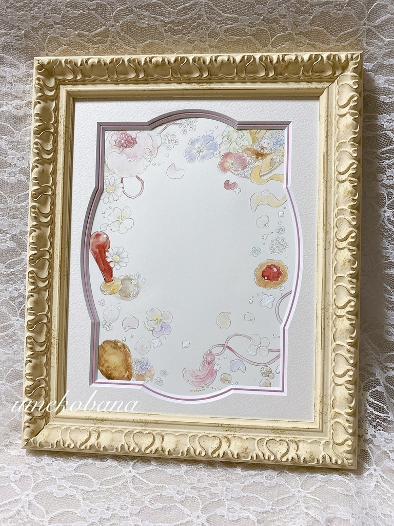 ｟額装原画｠『わたしいろのひととき』