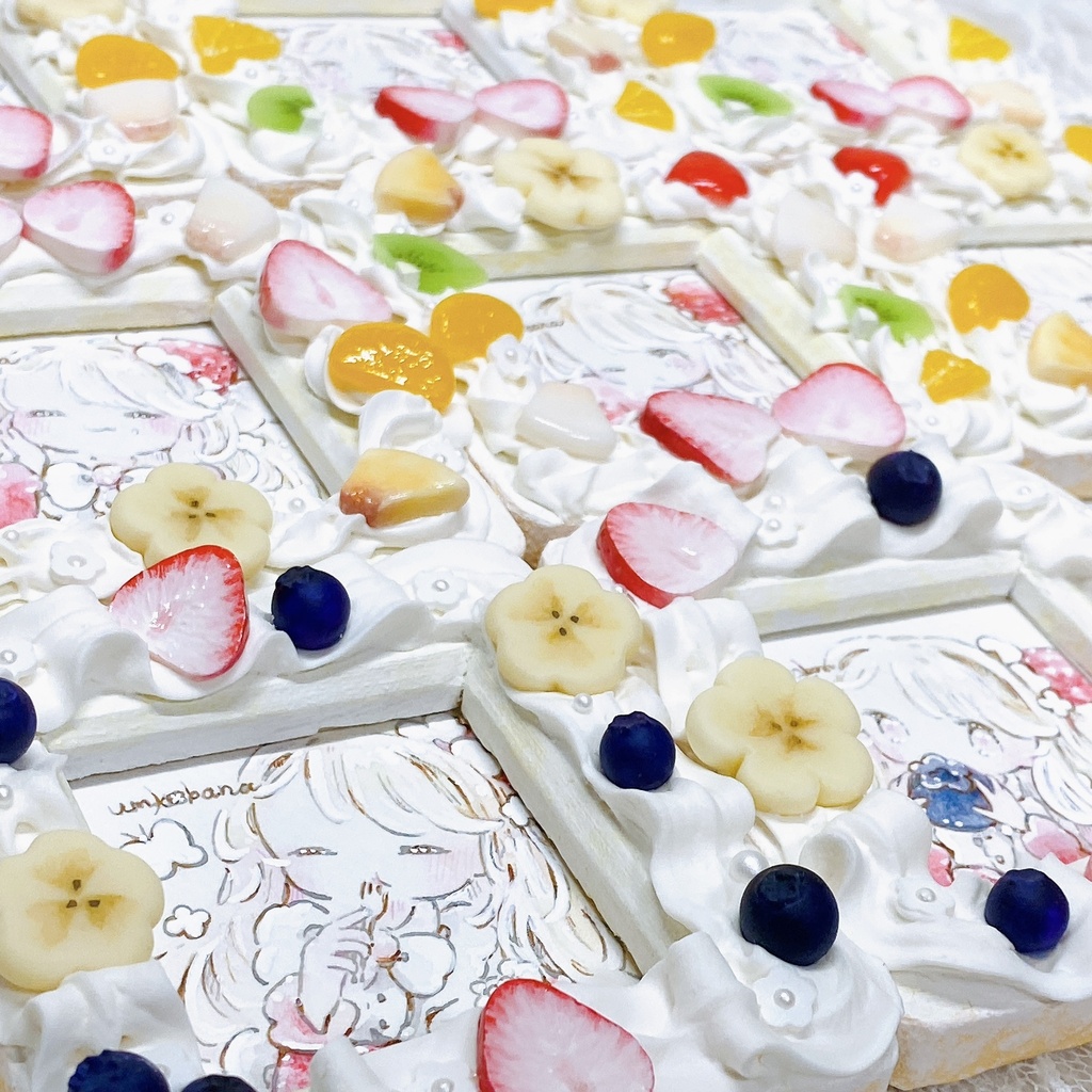 {ミニ原画}ちょっと贅沢なフルーツケーキ