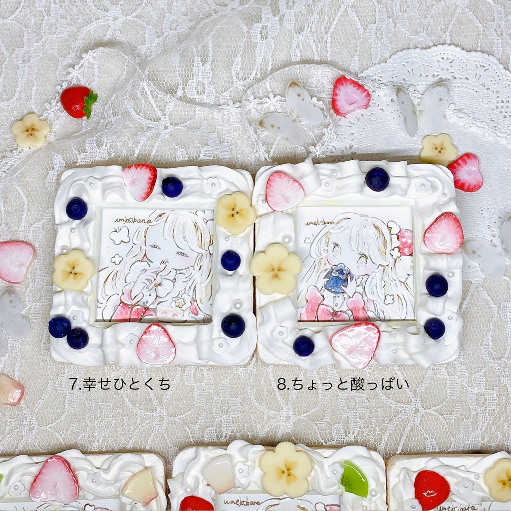 {ミニ原画}ちょっと贅沢なフルーツケーキ