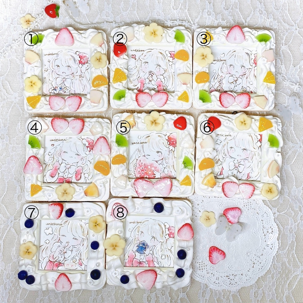 {ミニ原画}ちょっと贅沢なフルーツケーキ
