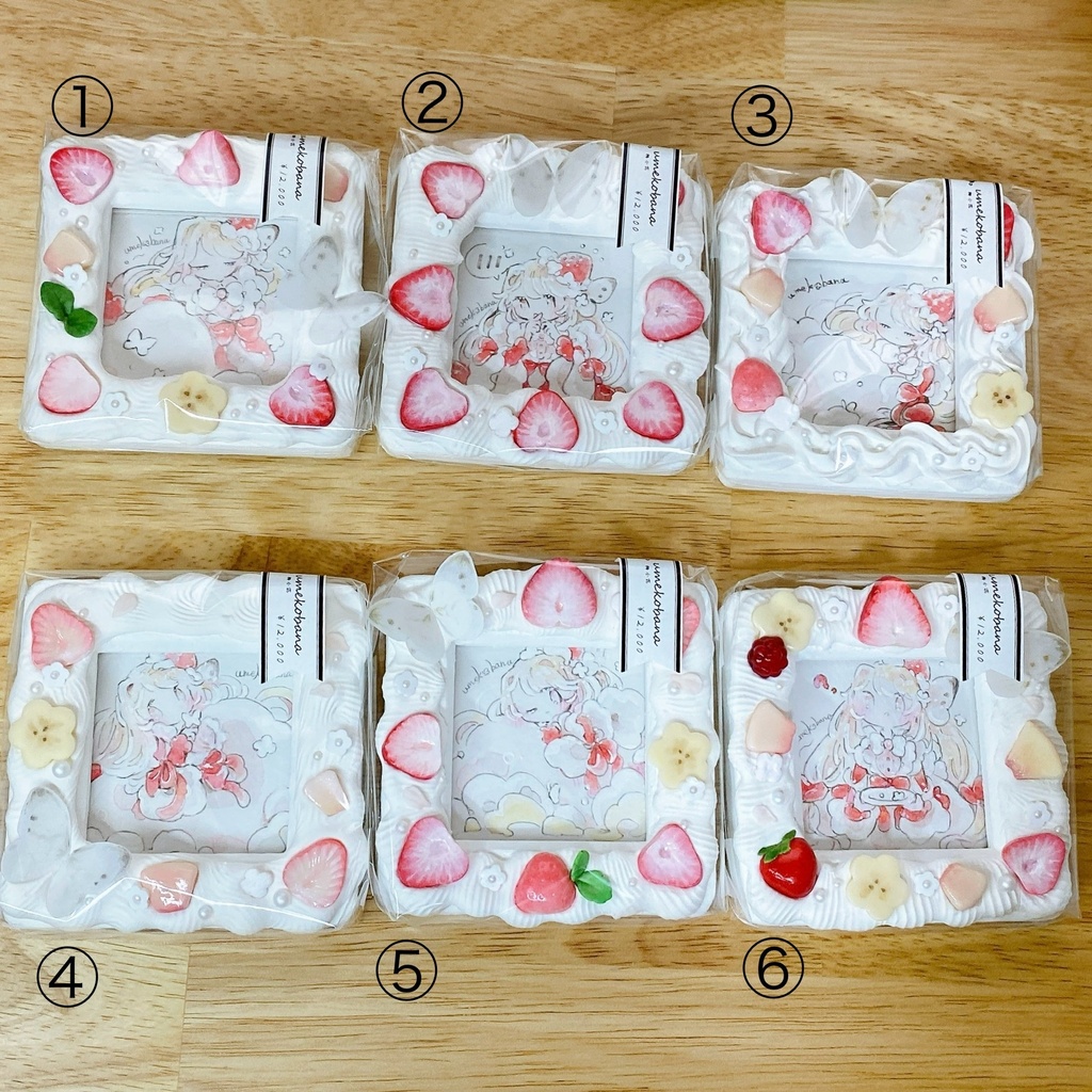 {ミニ原画}幸せちょうちょのミニケーキ