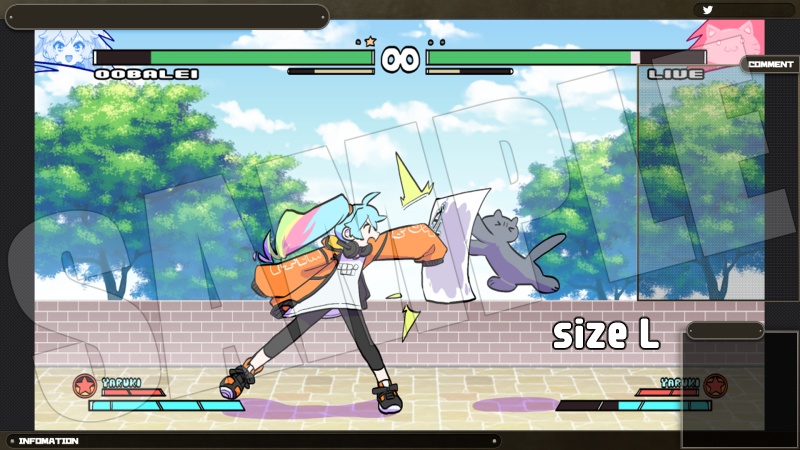 COOLカラー(全12色)ゲーム配信用オーバーレイ 3点セット/全パーツ分解済み