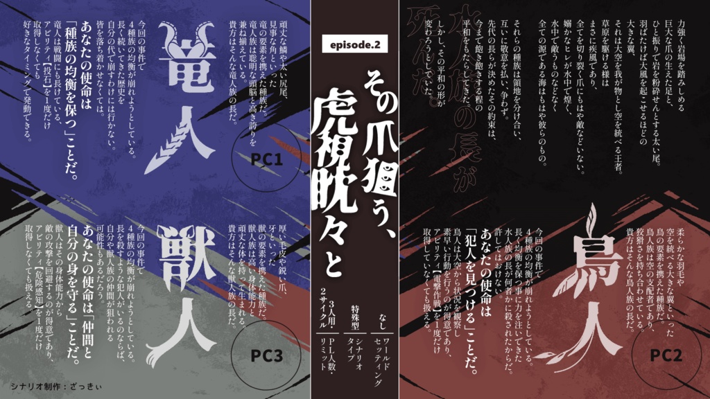 インセイン合同キャンペーンシナリオ集『ミツドモエ』