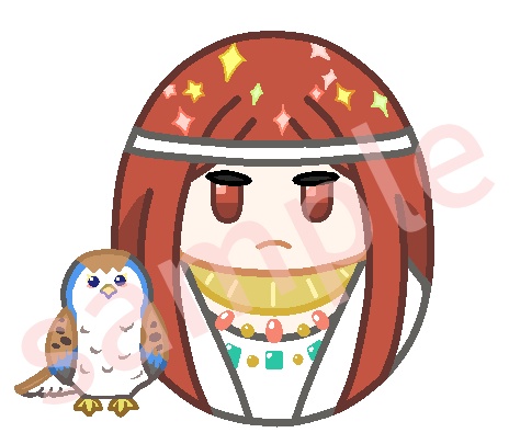 ENNEAD ホルスとセト　アンブレラマーカー
