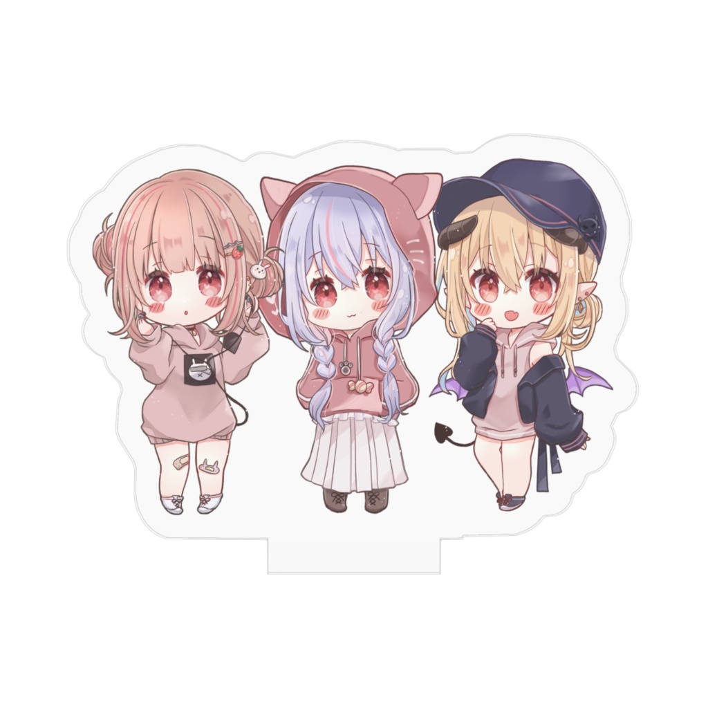 いちご・エマ・まひるアクリルキーフィギュア①