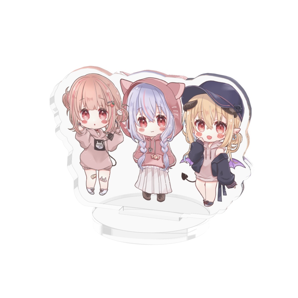 いちご・エマ・まひるアクリルキーフィギュア①