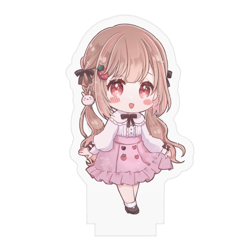 夏来いちごアクリルキーフィギュア①