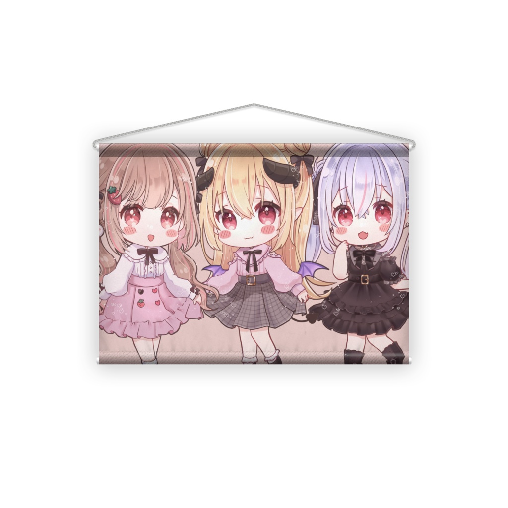 いちご・エマ・まひるタペストリー②