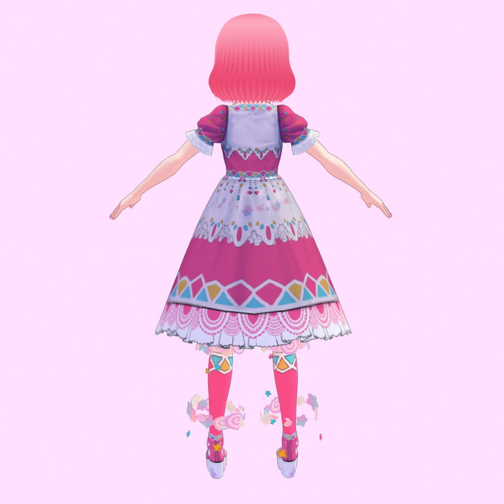 【3Dモデル】ストロベリーポップ【Vket3】【VRM】